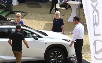 Fotografie bei der Vorstellung des neuen Lexus NX 300h im Mühlenmuseum Gifhorn