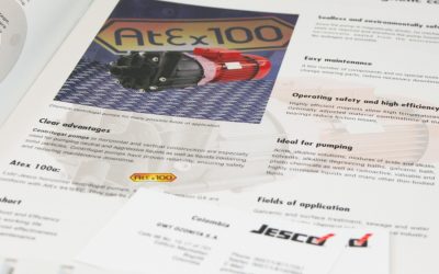 Gestaltung einer Produktbroschüre und Aufbau von Visitenkarten