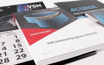 Gestaltung von Kalendern, Produkt-Katalogen und Broschüren